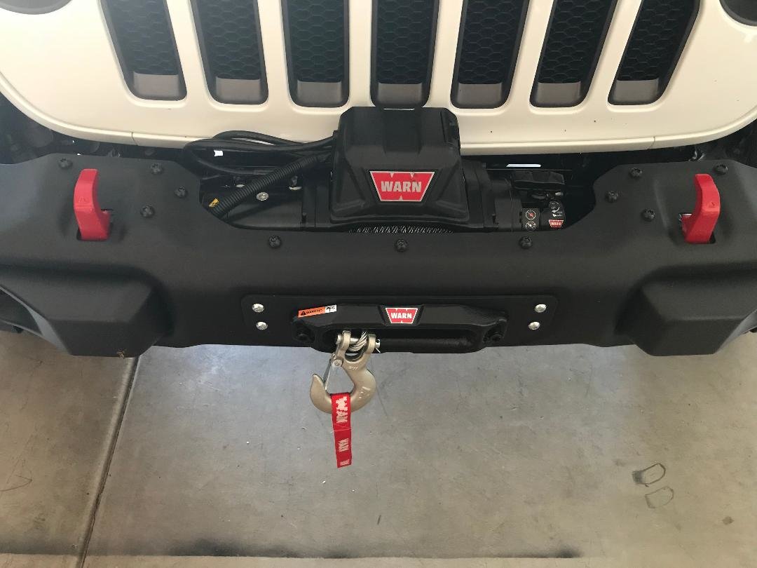 Jcr Offroad Jlhr Wp Pc Winch Mount Plate For 18 19 Jeep